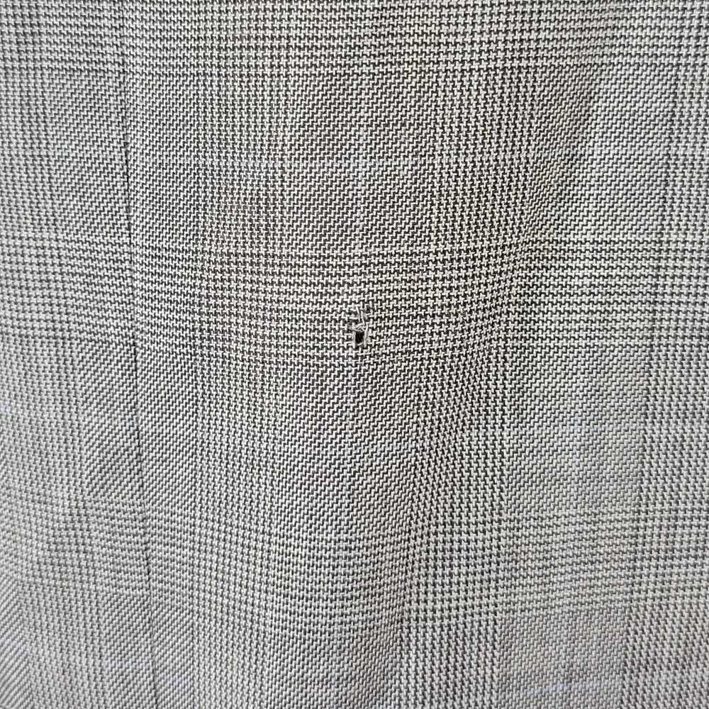 American Living Men's Sport Coat Blazer Three‎ Button Brown Glen Plaid Wool 44L